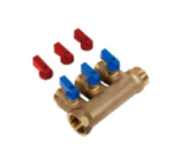 Distribuidor de 1" com Saídas de 3/4" com Registro Integrado